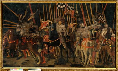 Schlacht von San Romano zwischen den Florentinern und Sienesern am 02.06.1432