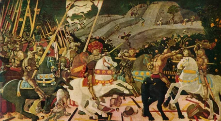 Die Schlacht von San Romano, um 1438, 1909