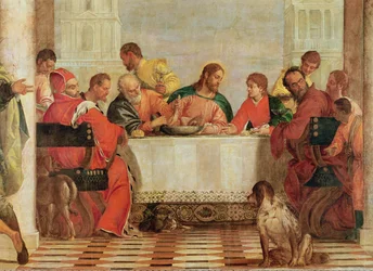 Das Fest im Hause des Levi, 1573 (Detail)