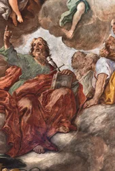 Fresken, die das Leben des Heiligen Cataldo darstellen
