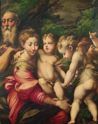 Die Heilige Familie (Ruhe auf der Flucht nach Ägypten)