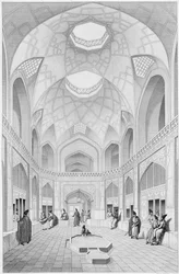 Adji Seid Hussein Basar in Kashan, aus 
