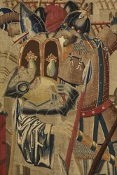 Die Pastrana-Teppiche, Herstellung von Tournai, wahrscheinlich aus der Werkstatt von Passchier Grenier, ca. 1471 - 1475 (Teppich)