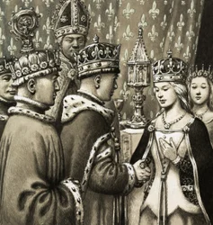 Die Hochzeit von König Heinrich V. und Prinzessin Katharina von Frankreich