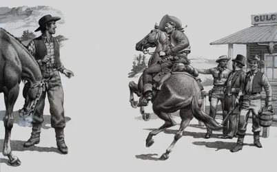 Unidentifizierte Western-Szene