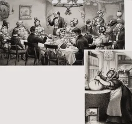 Viktorianischer Esstisch