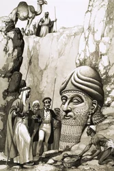Austen Layard und die Statue von Nimrod
