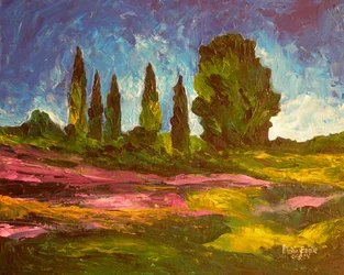 Lavendel blühen, 2009