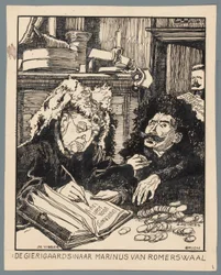 Minister De Visser und Simon de Vries als Steuerbeamte