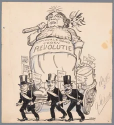 Festwagen des Nationalen Bundes gegen die Revolution
