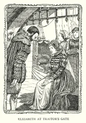 Prinzessin Elizabeth am Verrätertor