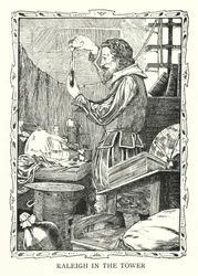 Sir Walter Raleigh im Tower of London