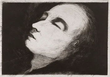 Vincent van Gogh auf seinem Sterbebett