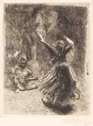Die Tänzerin von Tanjore La bayadère de Tanjore, 1914