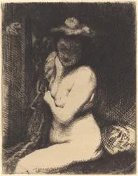Frau bei ihrer Toilette, 1905