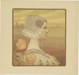 Porträt von Wilhelmina, Königin der Niederlande