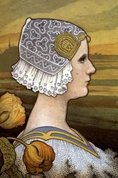 Die Königin Wilhelmina der Niederlande, ca. 1901