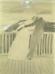 Jeanne Hugo und Jean Charcot im Hauteville House, Guernsey