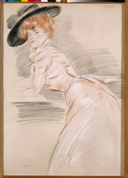Madame Helleu mit Hut