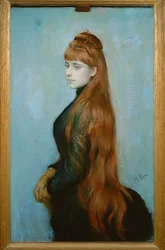 Porträt von Mademoiselle Alice Louis-Guerin