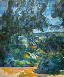 Blauer Landschaft
