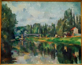 Die Brücke über die Marne in Créteil