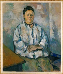 Madame Cezanne sitzend