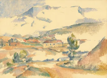 Montagne Sainte-Victoire, von nahe Gardanne