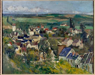 Panoramablick auf Auvers-sur-Oise