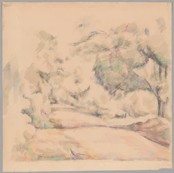 Straße in der Provence