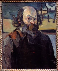 Selbstporträt Gemälde von Paul Cézanne (1839-1906) 1873-1876 Paris, Musée d