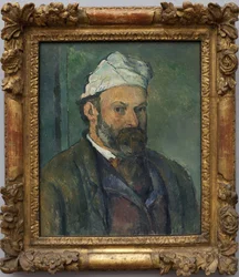 Selbstporträt. Gemälde von Paul Cezanne (1839-1906), Öl auf Leinwand um 1880. Französische Kunst