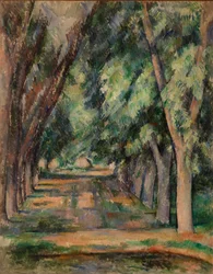 Die Kastanienallee im Jas de Bouffan