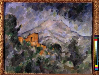 Mont Sainte-Victoire und Château Noir. 1904-1906. Tokio, Bridgestone Museum