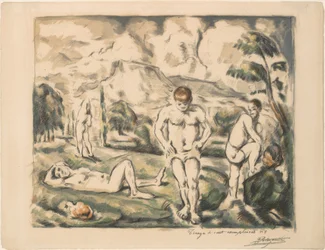 Die großen Badenden (Die Badenden)