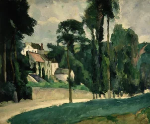 Die Straße in Pontoise