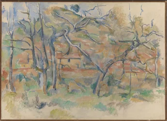 Bäume und Häuser, Provence