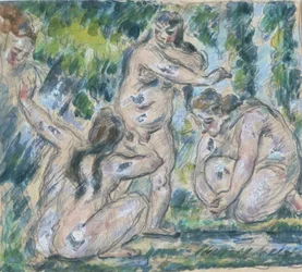 Badende, 1875-77