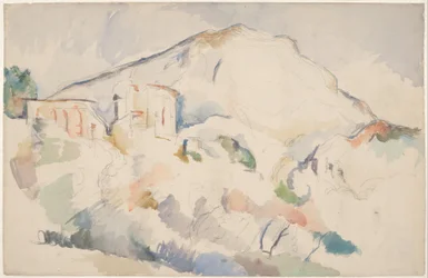 Château Noir und Mont Sainte-Victoire, ca. 1890-1895
