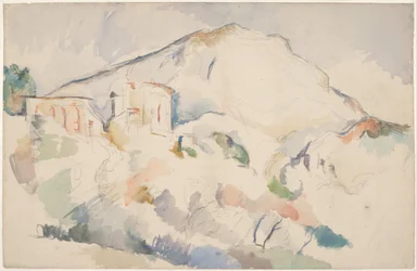 Château Noir und Mont Sainte-Victoire, ca. 1890-1895