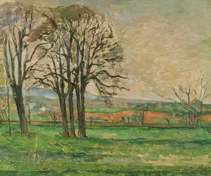 Die kahlen Bäume bei Jas de Bouffan