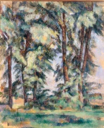 Große Bäume im Jas de Bouffan
