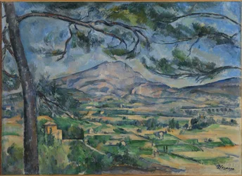 Der Berg Sainte-Victoire mit großer Kiefer, ca. 1887