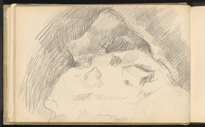 Landschaft von innen einer Höhle gesehen