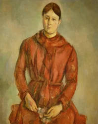 Madame Cézanne in Rot