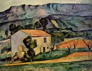 Haus vor der Sainte-Victoire bei Gardanne