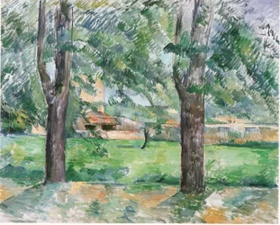 Wiese und Bauernhof Jas de Bouffan