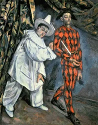 Pierrot und Harlekin (Karneval), 1888