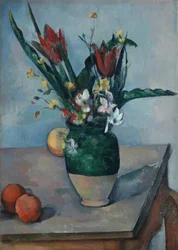 Die Vase mit Tulpen, um 1890