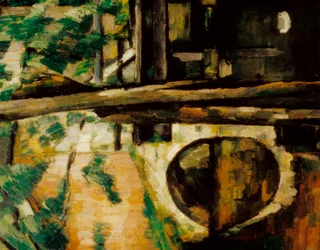 Die Brücke bei Maincy (auch bekannt als Pont de Mennecy), (Detail)